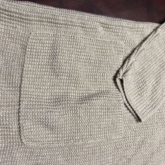 Eileen‎ Fisher beige tan open front cardigan with hood, size XXS - Picture 8 of 16